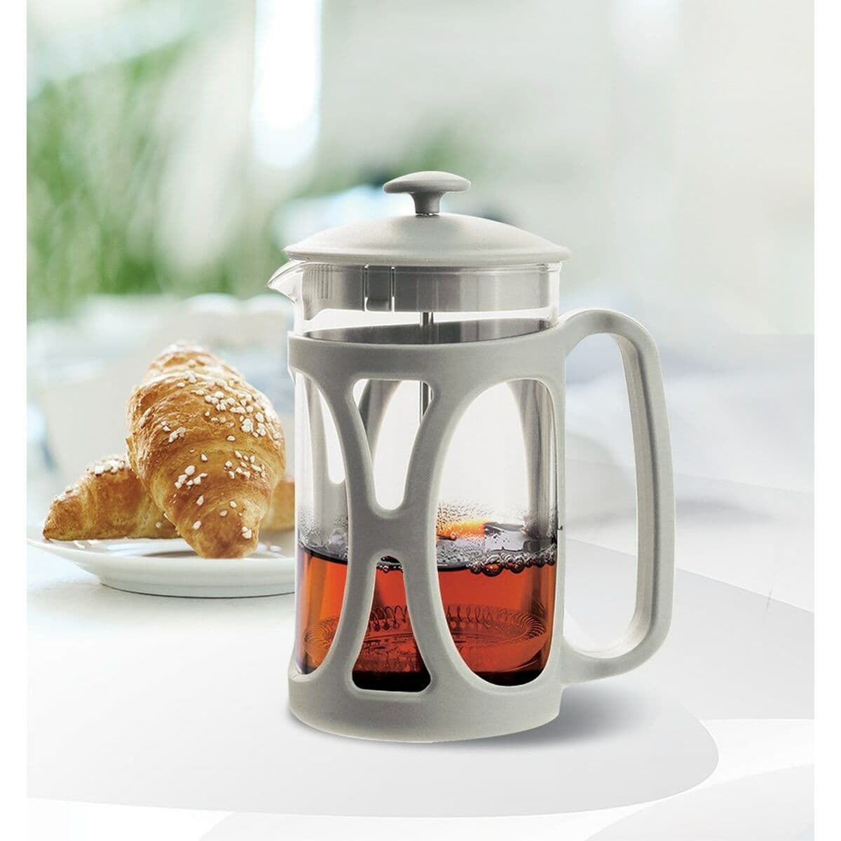 Teapot Feel Maestro MR-1663-1000 Grey Glass 1 L