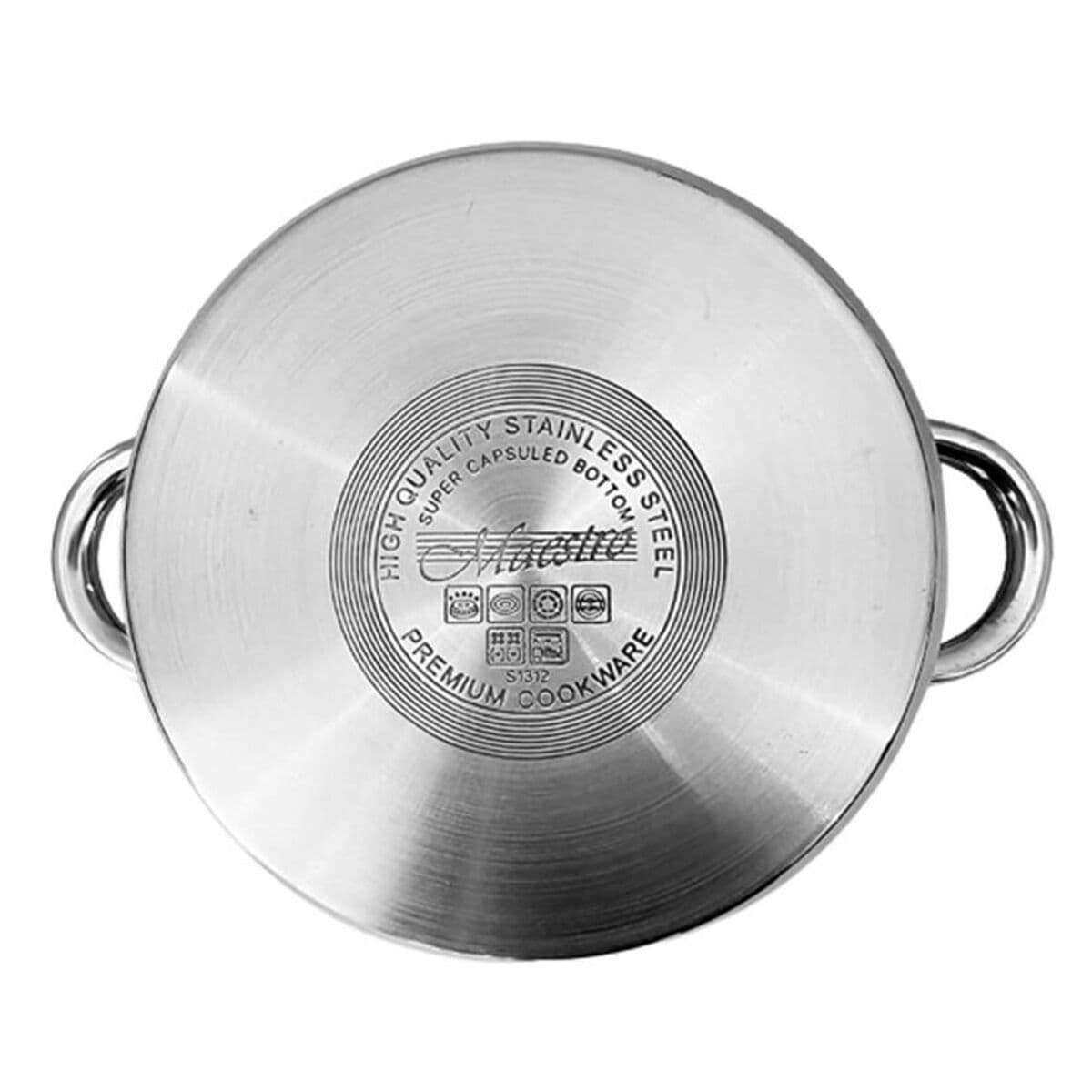 Steamer with Pan Feel Maestro MR-2900-18 Steel Glass Stainless steel 2 L