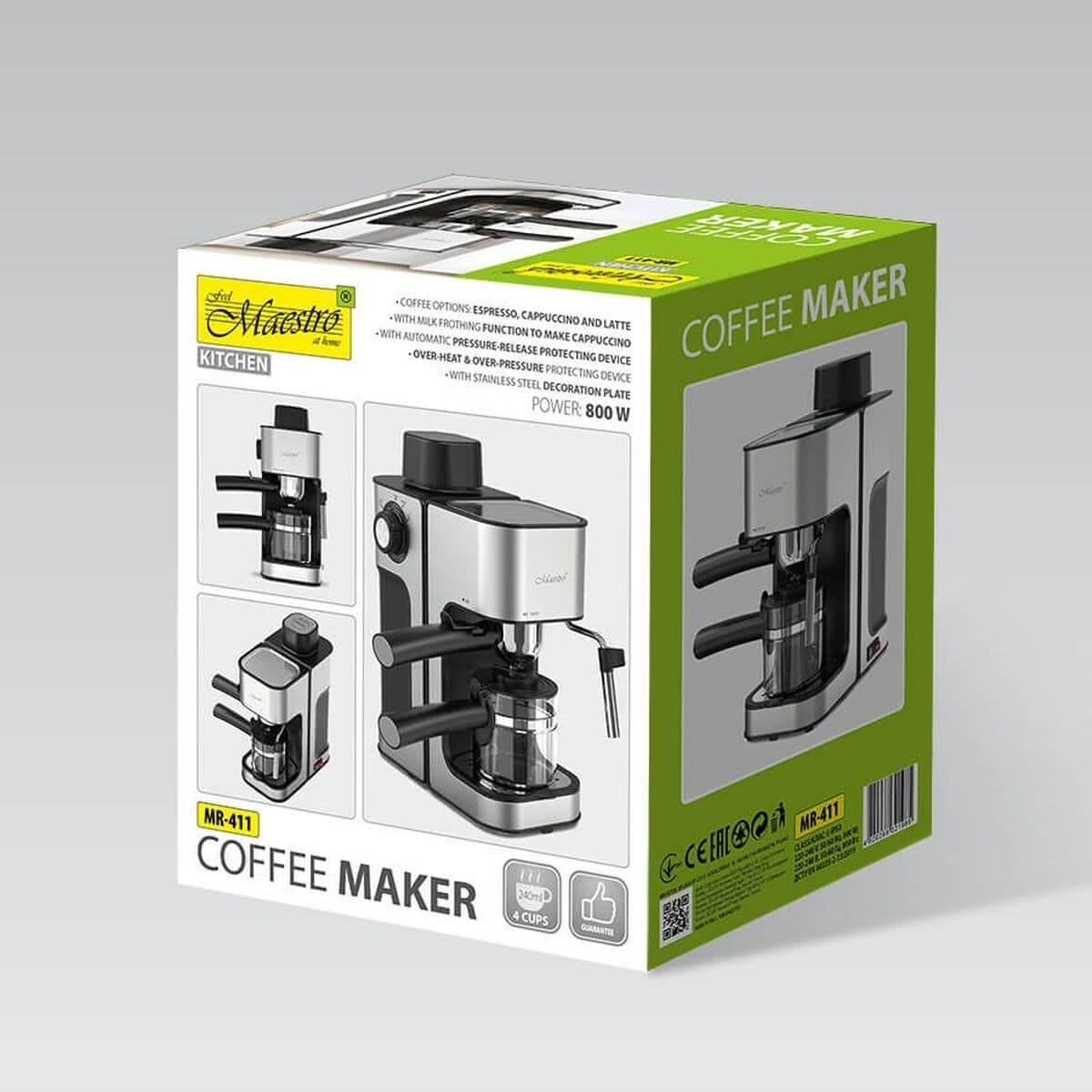 Electric Coffee-maker Feel Maestro MR-411 800 W 250 ml