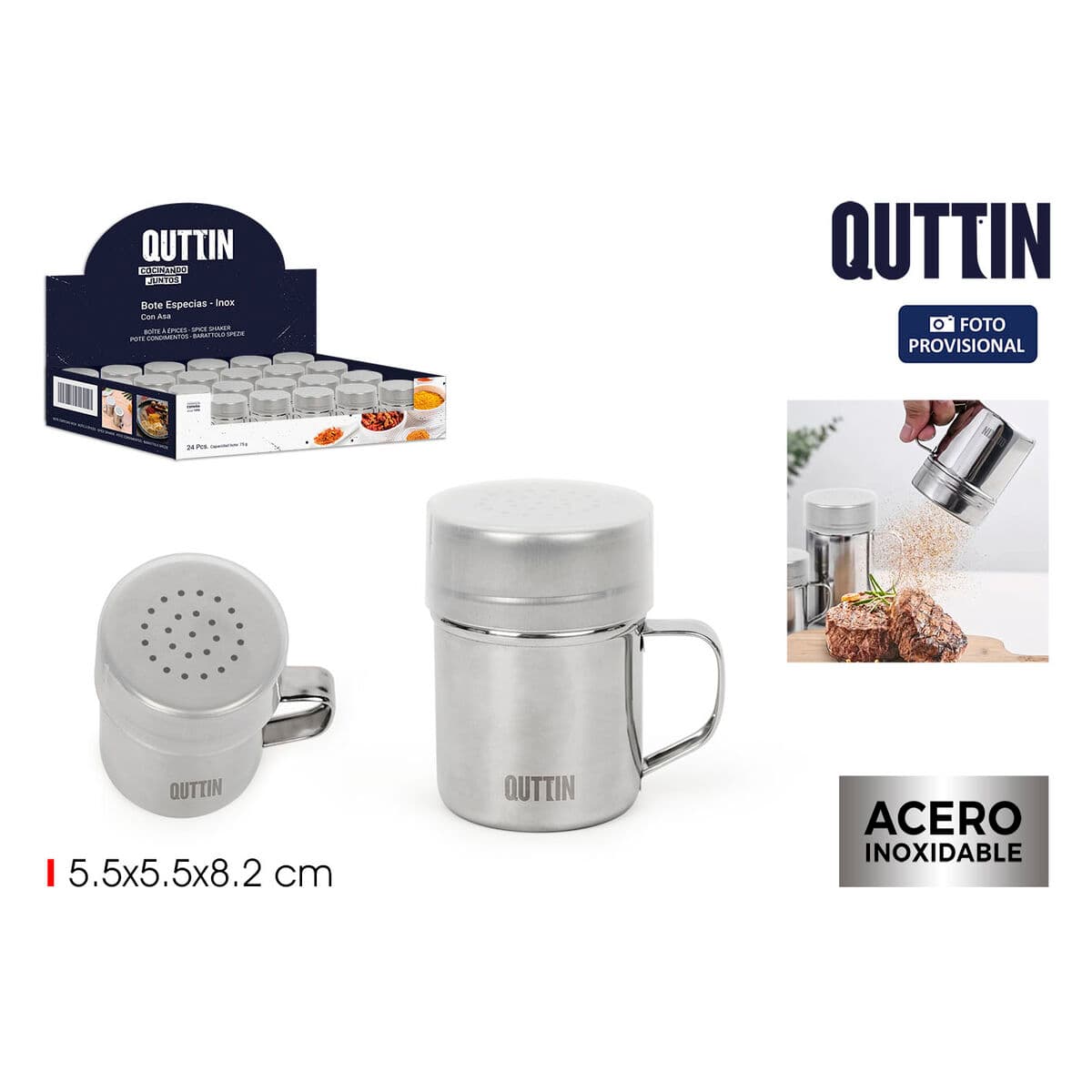 Spice tin Quttin Steel (24 Units)