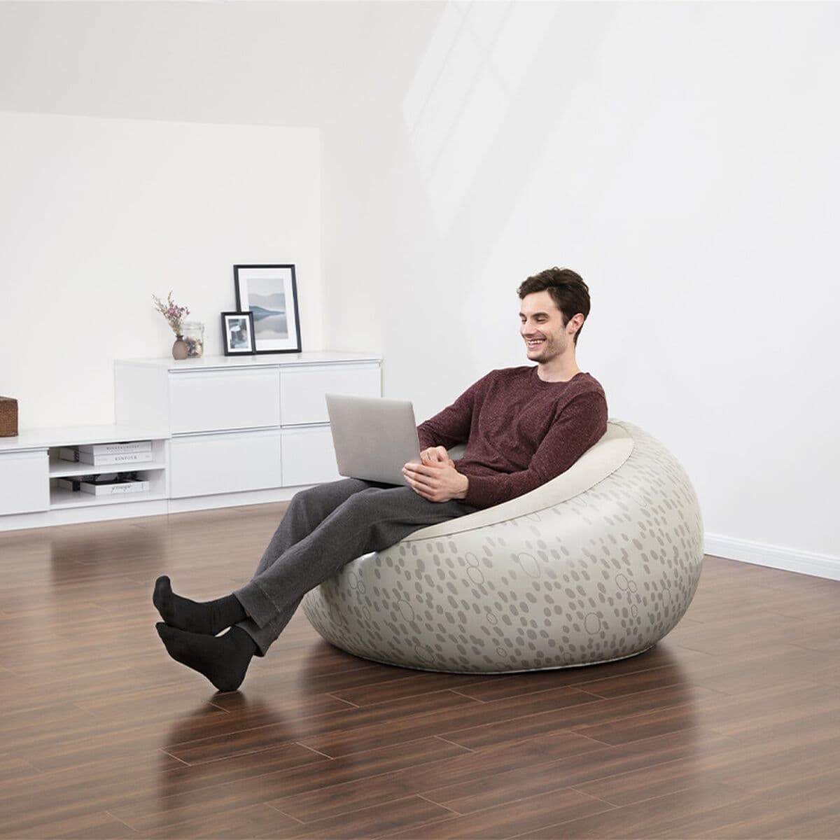 Inflatable Armchair Bestway Fashion 112 x 112 x 66 cm 122 x 122 x 66 cm