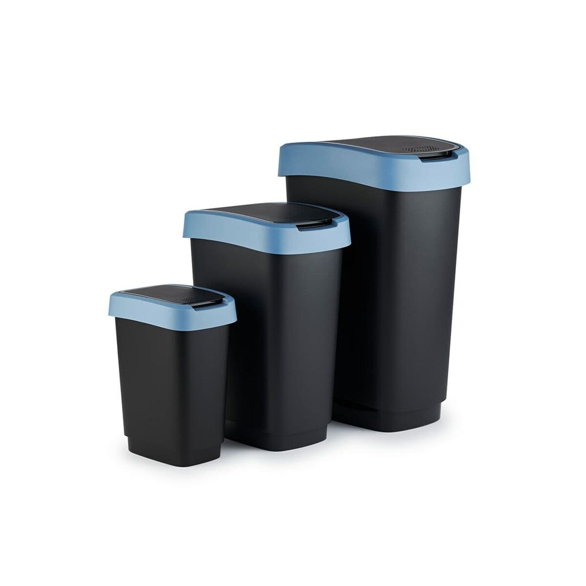 Waste bin Rotho Twist Blue Blue Plastic 10 L