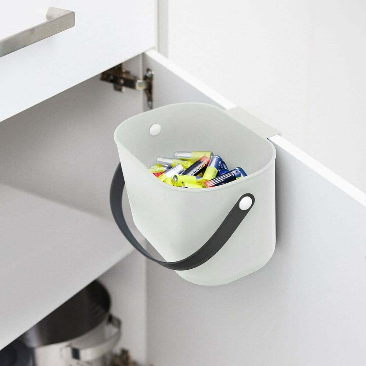 Recycling Waste Bin Rotho                                 White