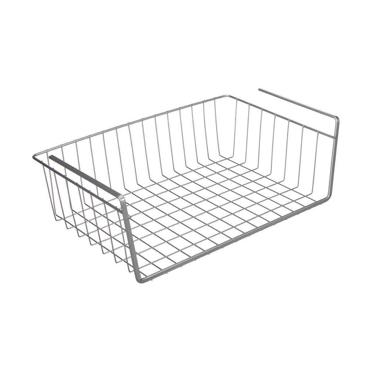 Kitchen Cupboard Organiser Metaltex Kanguro 40 x 26 x 14 cm White Grey