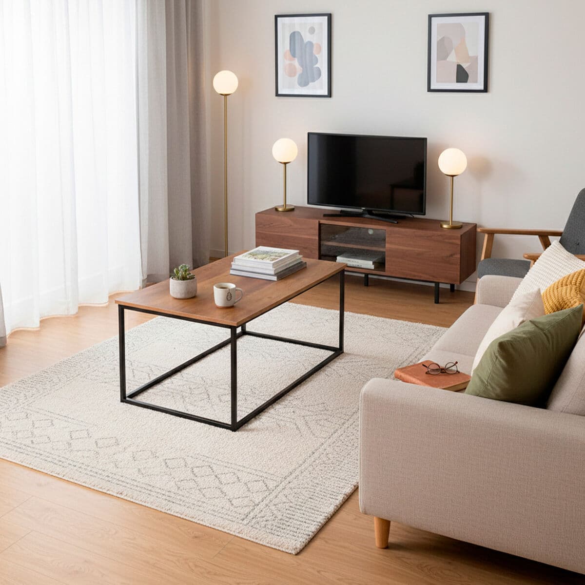 Centre Table Max Home 90 X 40 X 48 CM