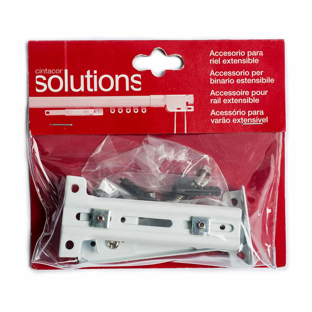 Curtain rail brackets Stor Planet Cintacor White