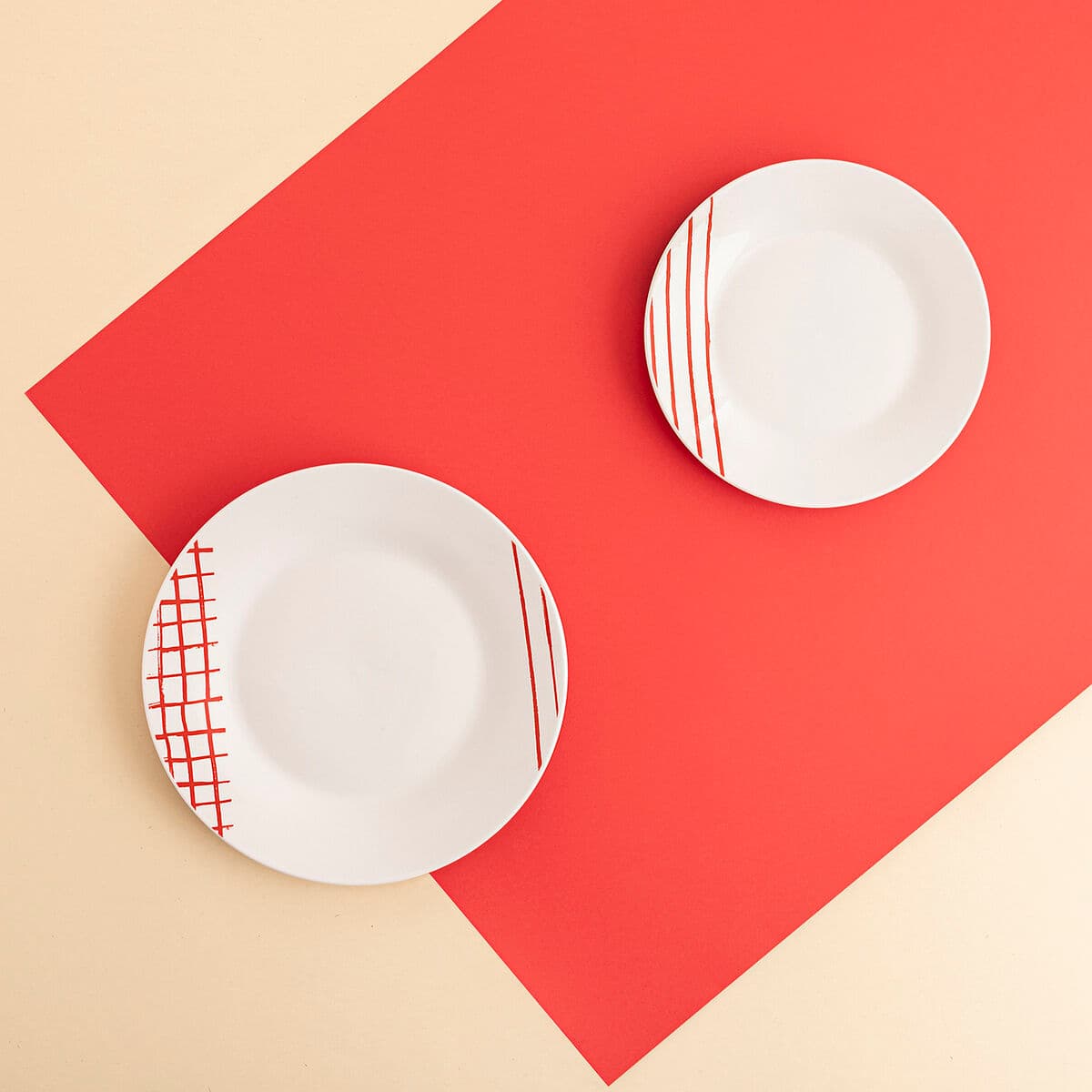 Tableware Quid Kansas Red Ceramic 18 Pieces