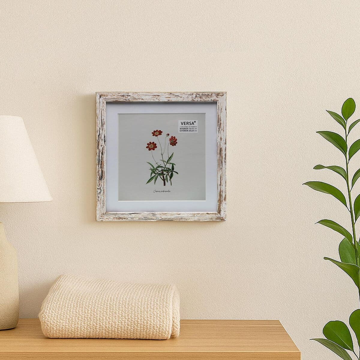 Photo frame Versa MDF Wood