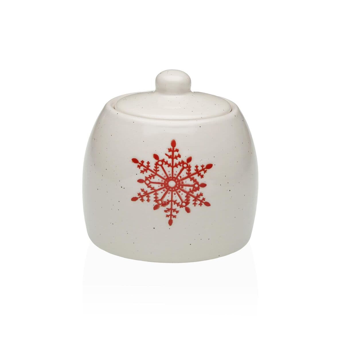 Sugar Bowl Versa Yule Stoneware 6,9 x 8,9 x 6,9 cm Star