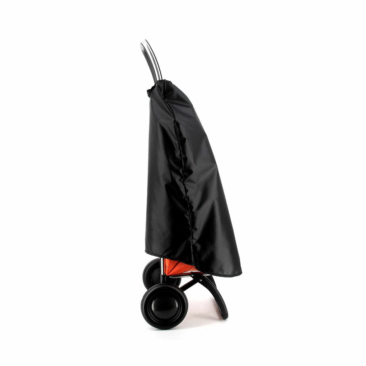 Rain cover for shopping cart Rolser M Ripstop Reflectant Black 77 x 62 cm