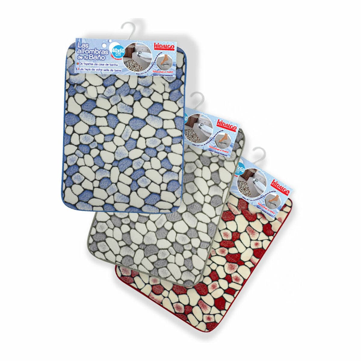Bath rug Hidalgo Stone 40 x 60 cm