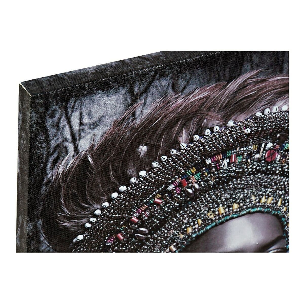 Canvas DKD Home Decor Canvas MDF Wood 30 x 1,8 x 40 cm