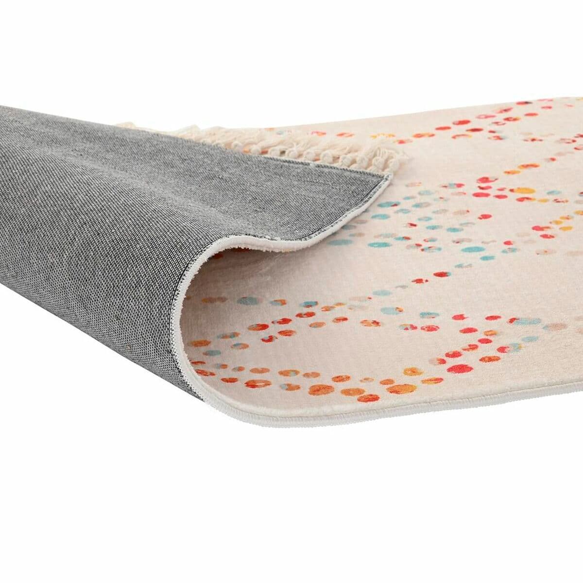 Carpet DKD Home Decor 60 x 240 x 0,7 cm Polyester Multicolour Rhombus