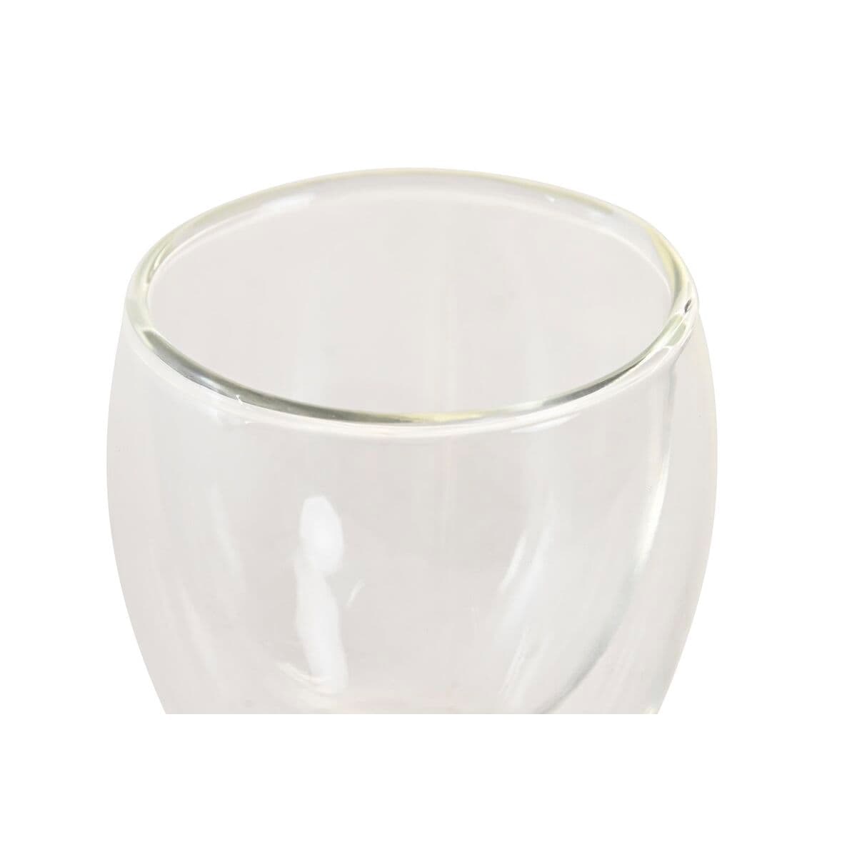 Set of glasses DKD Home Decor Transparent Crystal Borosilicate Glass 100 ml 2 Pieces