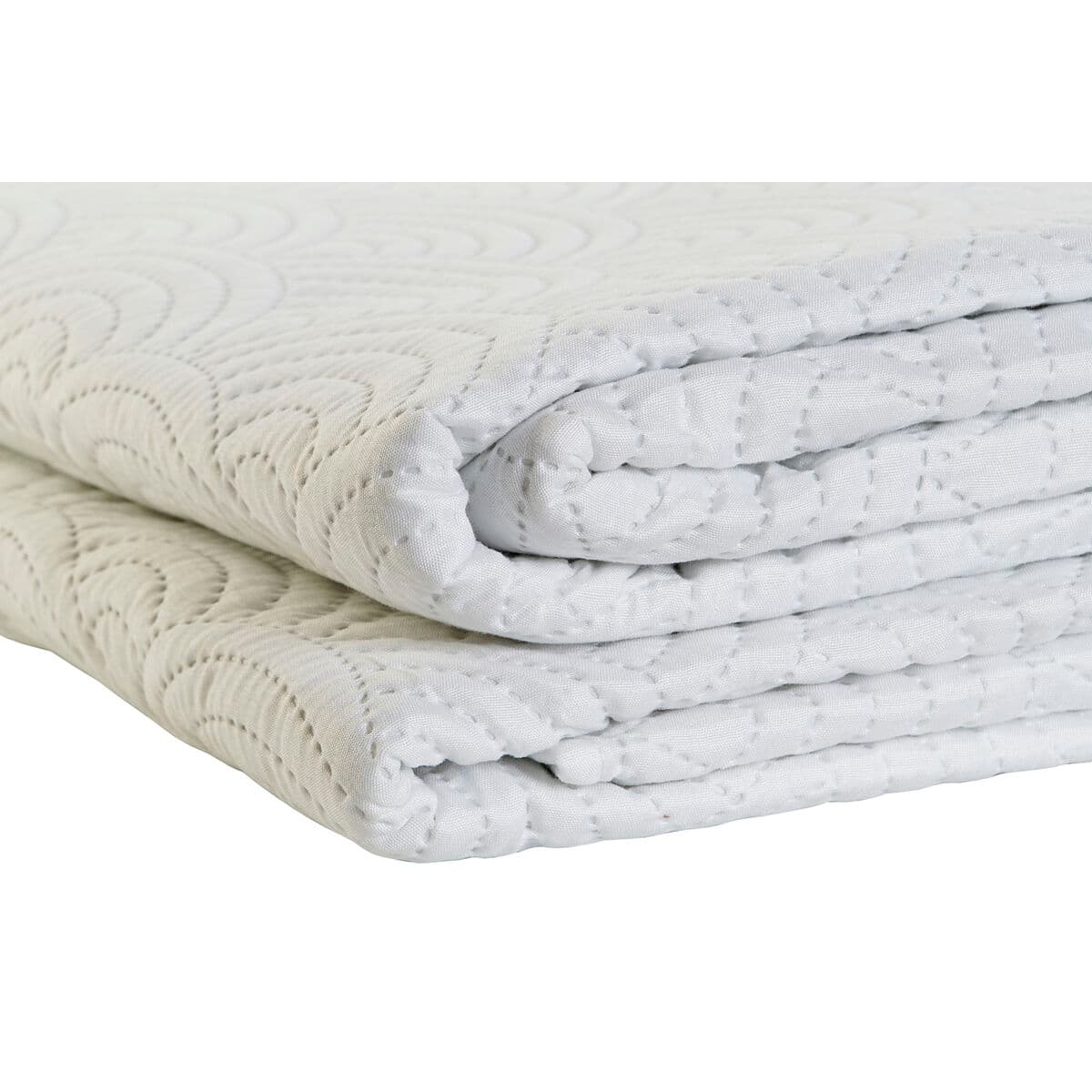 Bedspread (quilt) DKD Home Decor White Single King size 180 x 260 x 1 cm