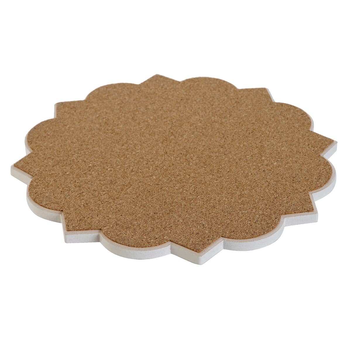 Table Mat Home ESPRIT Cork Dolomite 20 x 20 x 1 cm (4 Units)