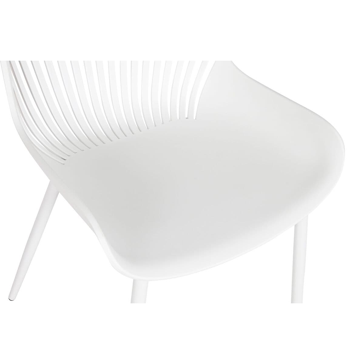 Chair Home ESPRIT White 50,5 x 55 x 82 cm