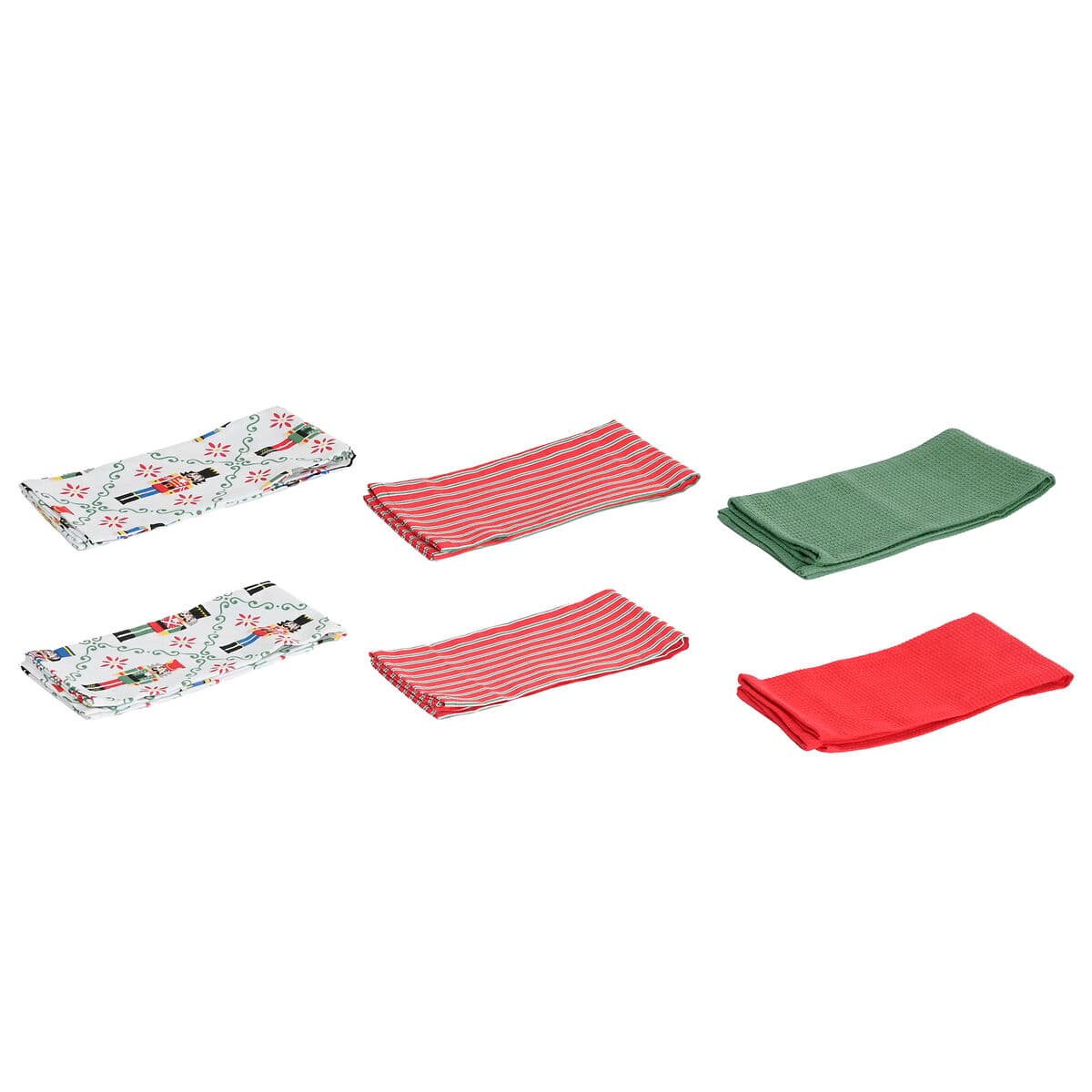 Kitchen Cloth Home ESPRIT Red Green Beige 60 X 0,2 X 40 CM