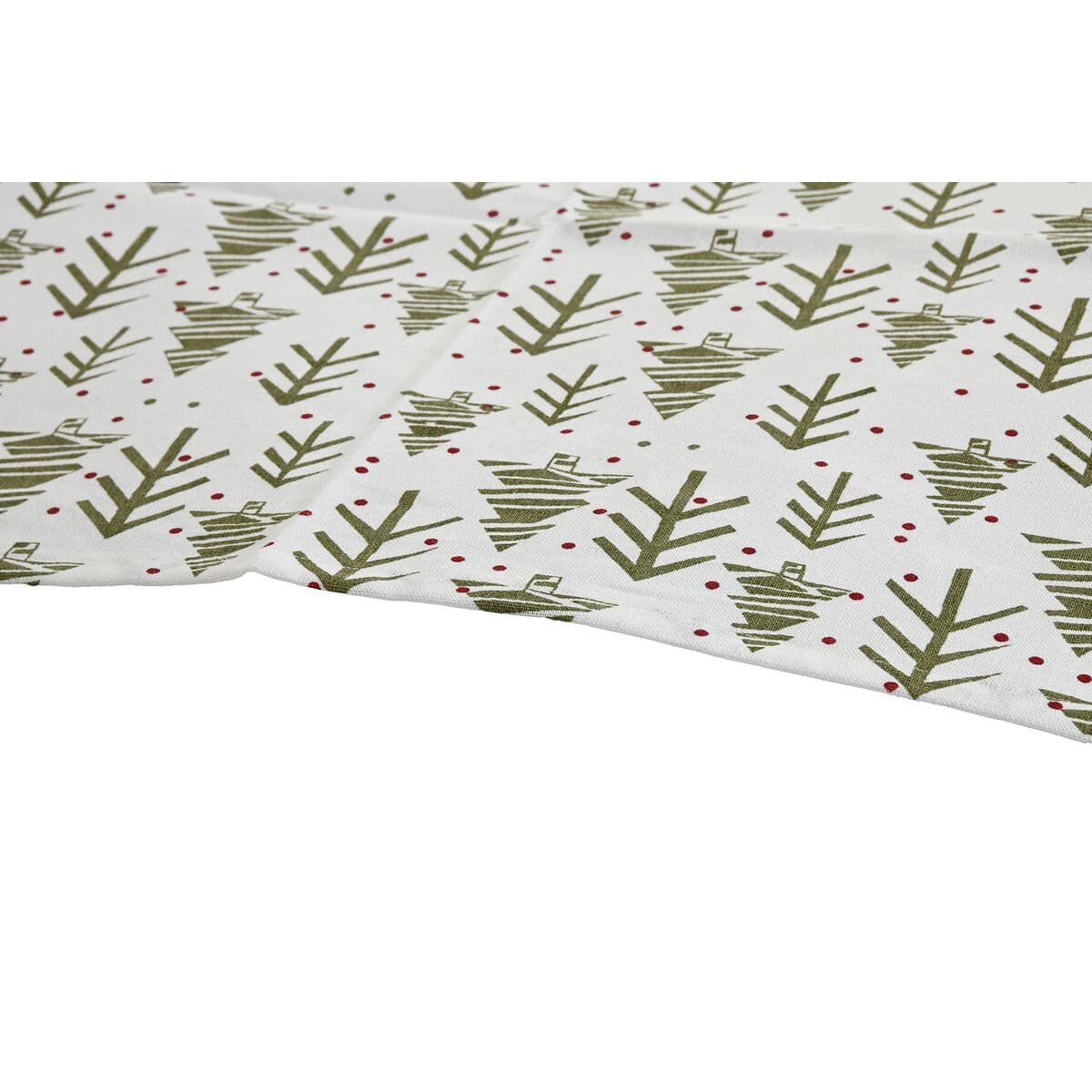 Table Runner Home ESPRIT White Green Beige 50 x 150 x 0,2 cm