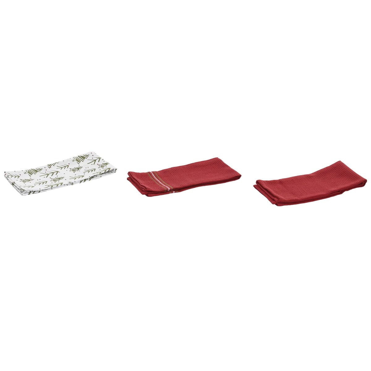 Kitchen Cloth Home ESPRIT Red Green Beige 60 X 0,2 X 40 CM