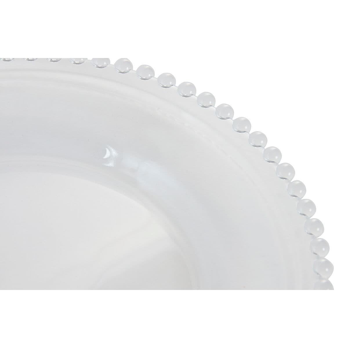 Flat Plate Home ESPRIT Transparent Crystal 27 X 27 X 2,6 CM