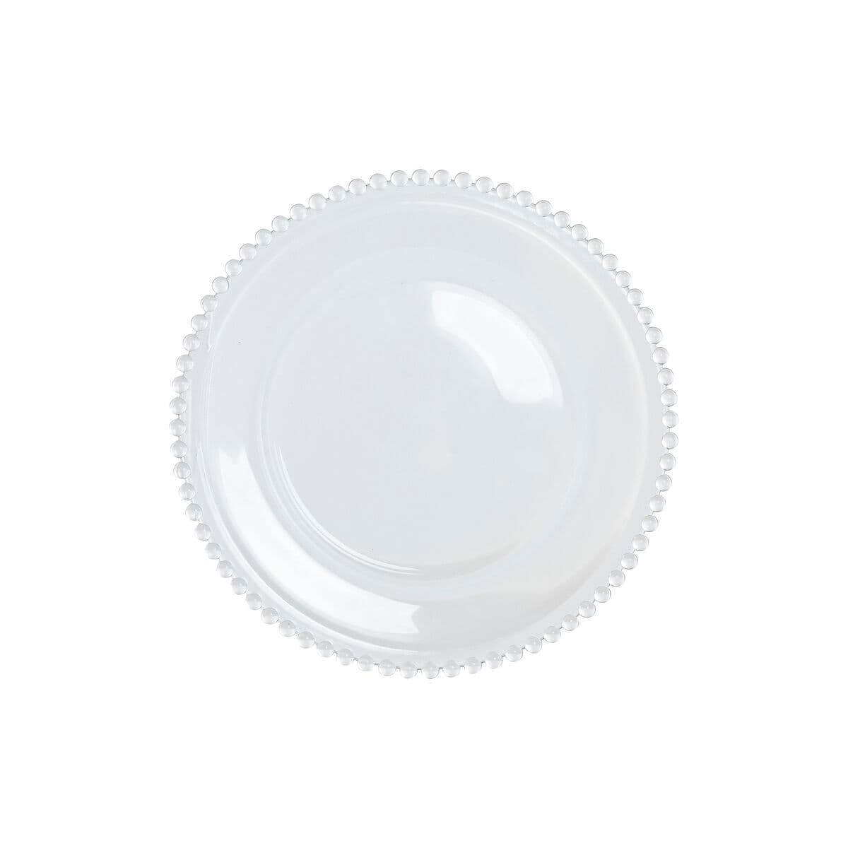 Flat Plate Home ESPRIT Transparent Crystal 27 X 27 X 2,6 CM