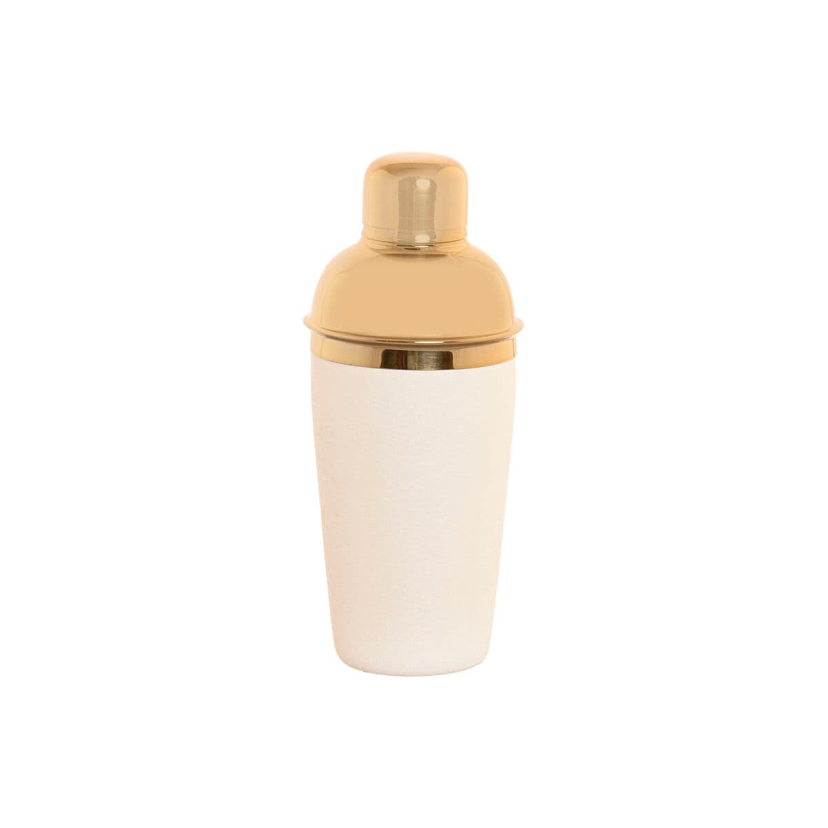 Cocktail Maker Home ESPRIT White Golden Stainless steel Aluminium 9,5 x 9,5 x 22 cm