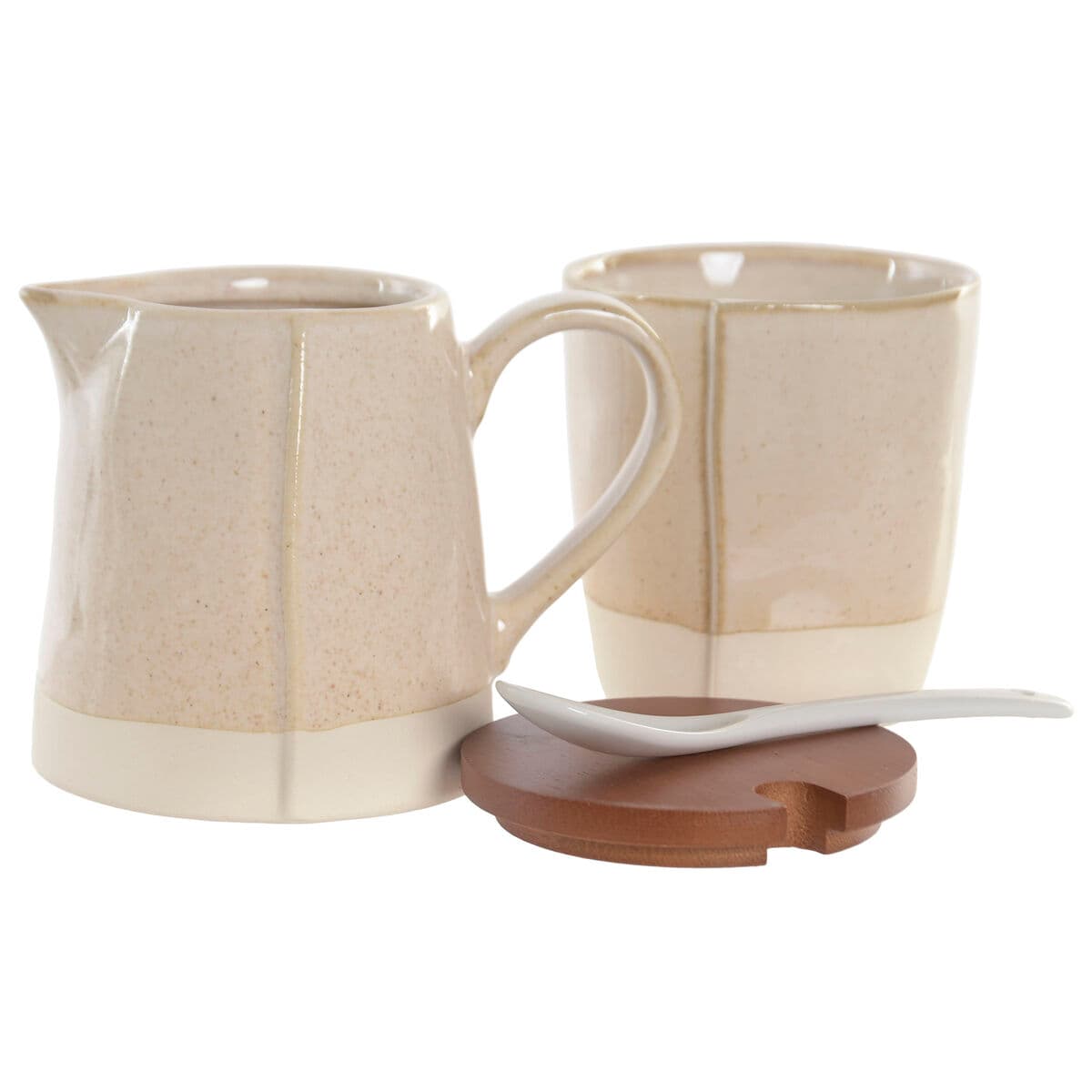 Milk jug and sugar bowl Home ESPRIT