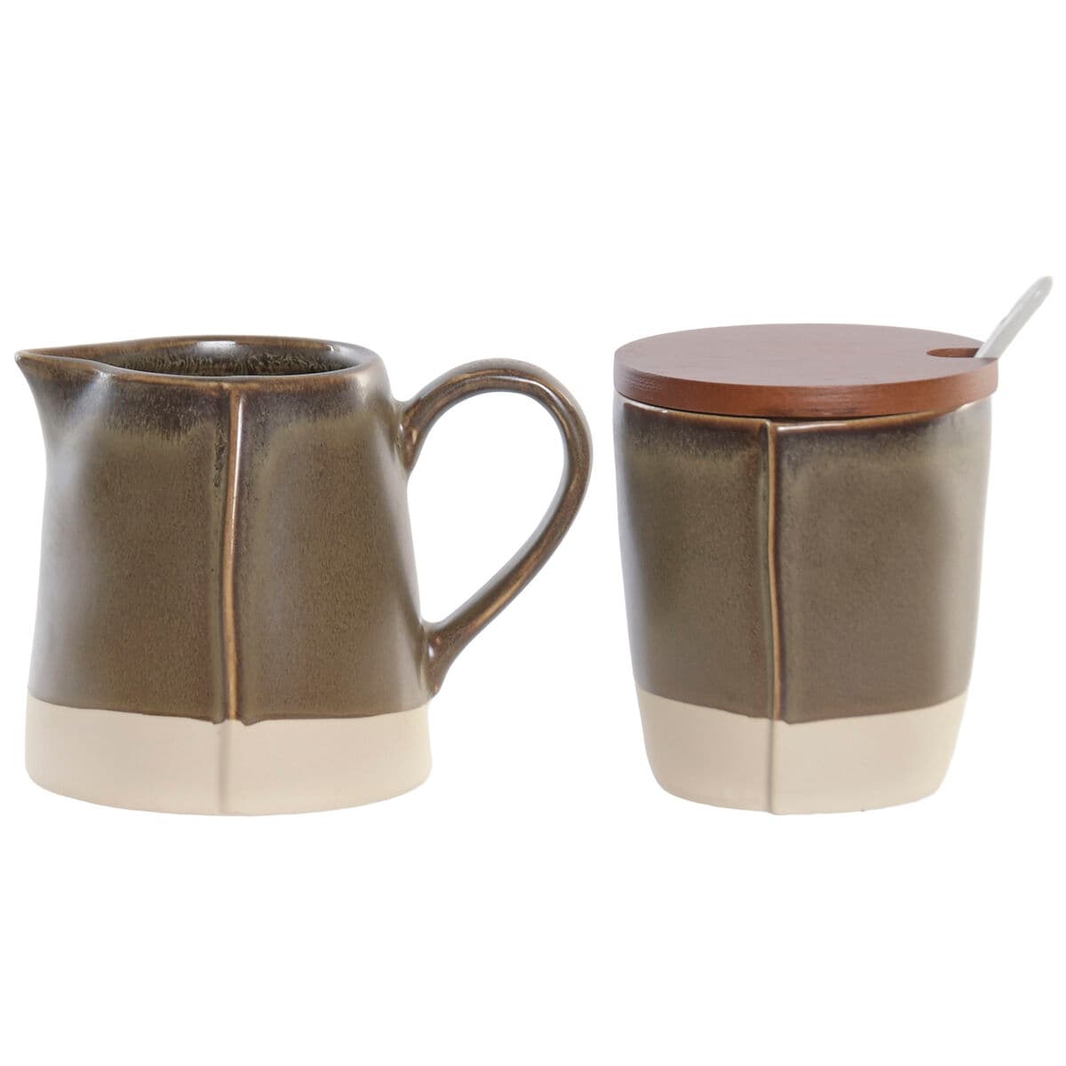 Milk jug and sugar bowl Home ESPRIT