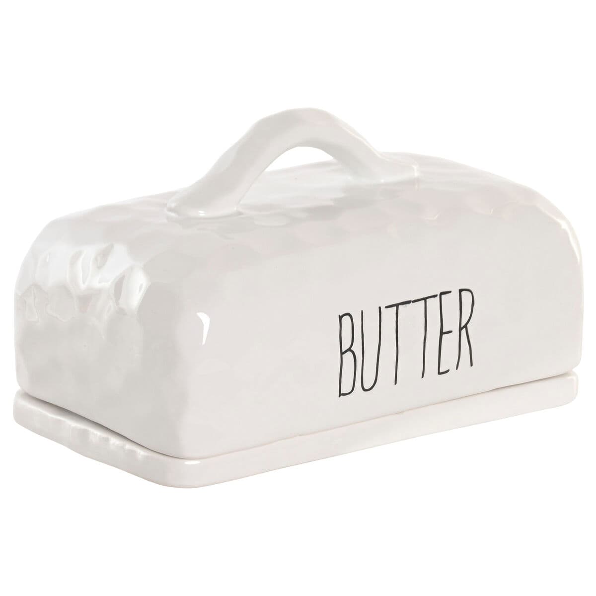 Butter Dish Home ESPRIT Porcelain 19 X 11,4 X 11 CM