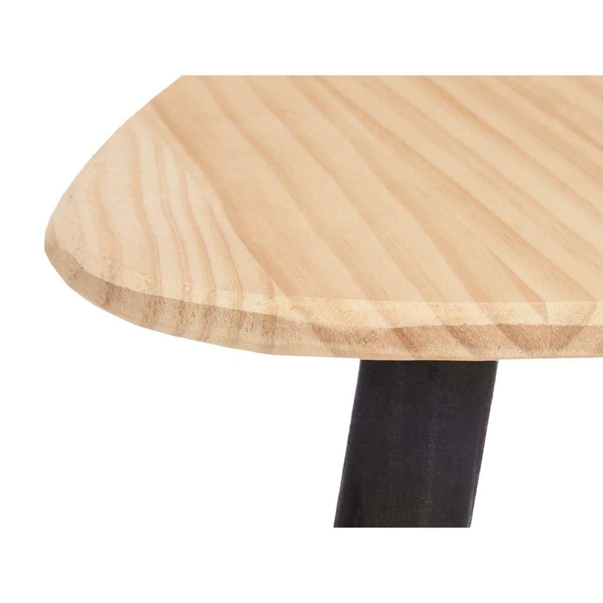 Centre Table Gift Decor Brown Black Wood 60 x 48 x 64 cm