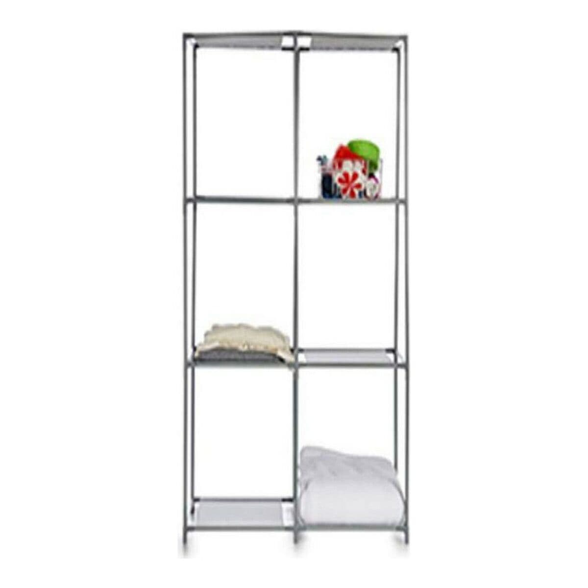 Shelves Kipit Grey Metal Cloth Plastic 35 x 102 x 68 cm