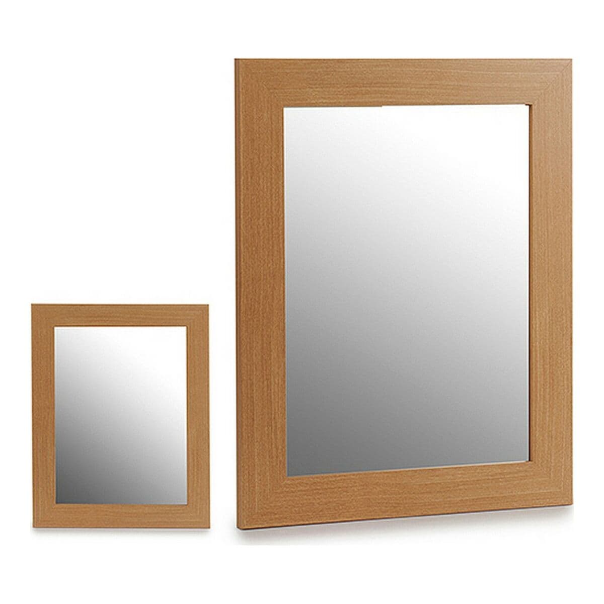 Wall mirror Gift Decor Brown 39 x 1,5 x 49 cm 39 x 49 x 2 cm