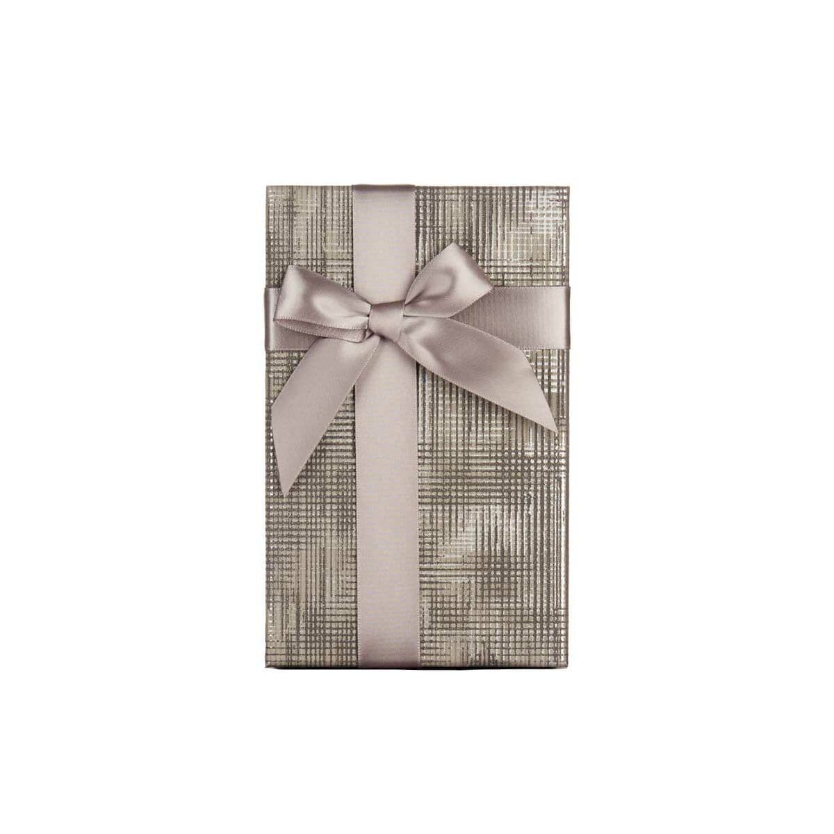 Set of decorative boxes Pincello Anthracite Cardboard Stripes Lasso 3 Pieces