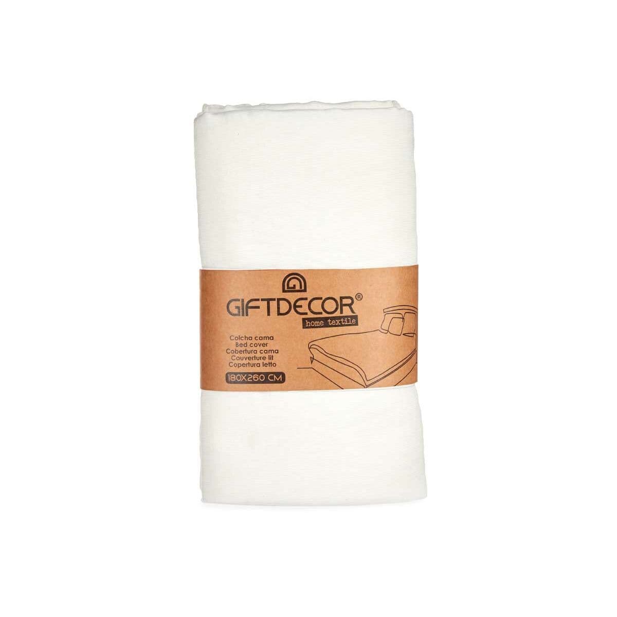 Bedspread (quilt) Gift Decor White 20 x 13 x 30 cm