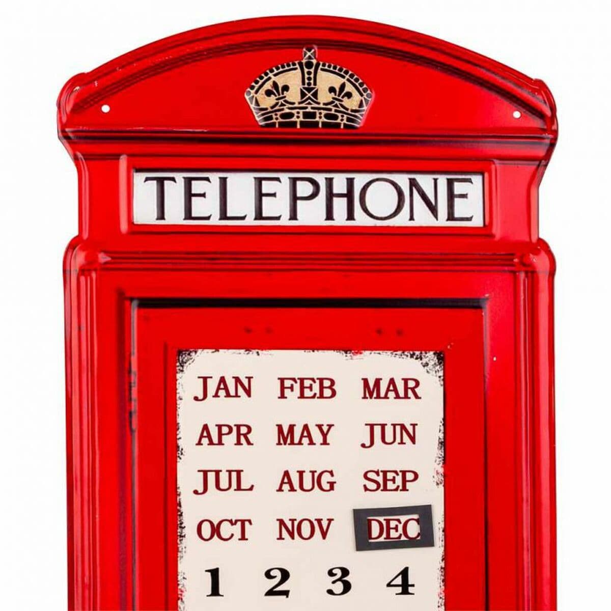 Wall Plate Alexandra House Living Telephone Iron 75 x 30 cm