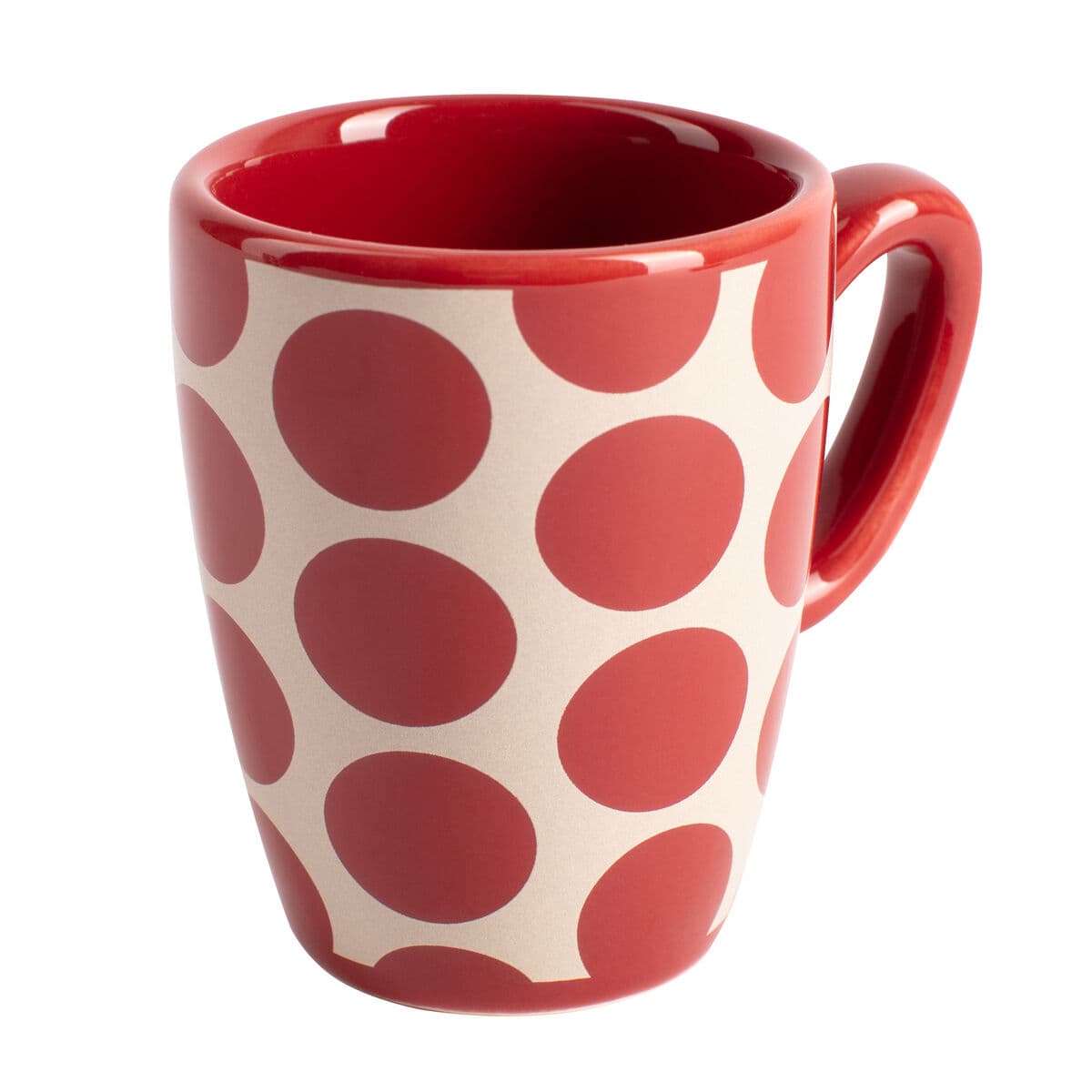 Coffee Set Benetton Red Stoneware Mouse 4 Pieces