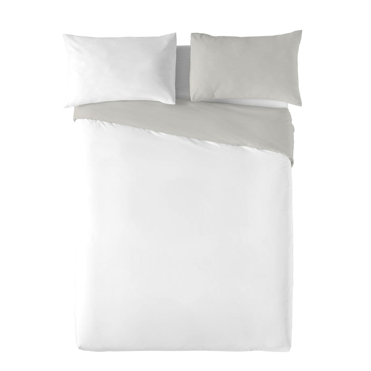Nordic cover Naturals Colors Reversible White Light grey Single