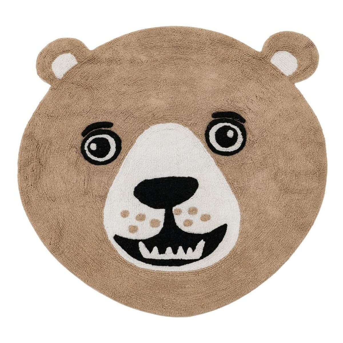 Playmat 100% cotton Bear 100 cm 100 x 100 x 1 cm