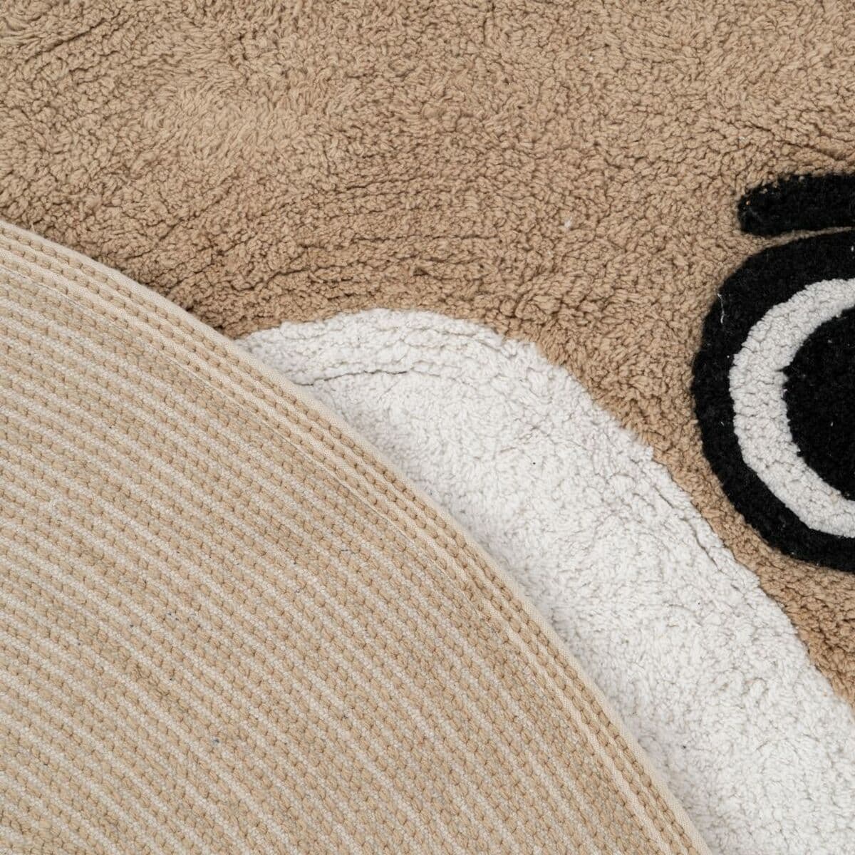 Playmat 100% cotton Bear 100 cm 100 x 100 x 1 cm