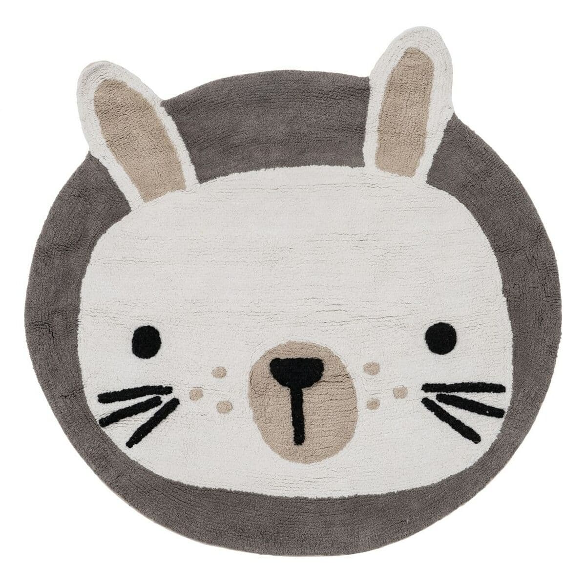 Playmat 100% cotton Rabbit 100 cm 100 x 100 x 1 cm
