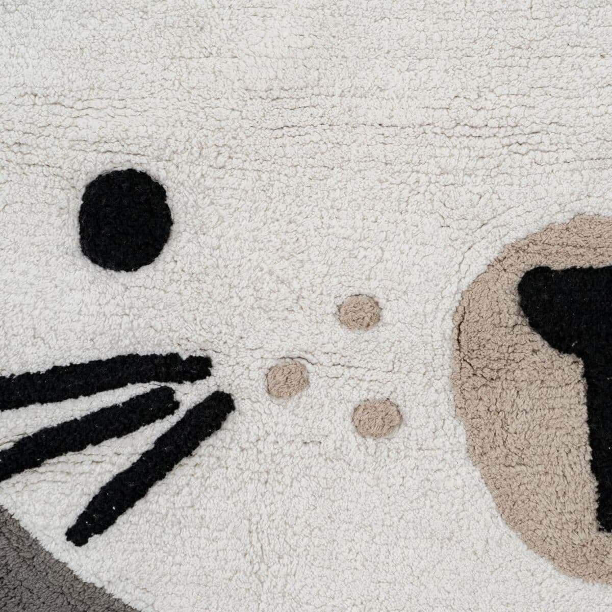Playmat 100% cotton Rabbit 100 cm 100 x 100 x 1 cm