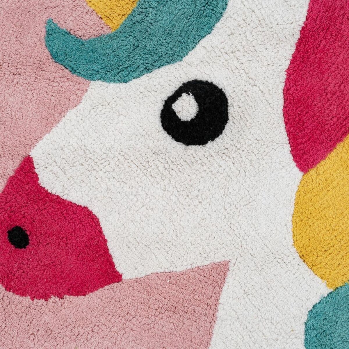 Playmat 100% cotton Unicorn 100 cm 100 x 100 x 1 cm