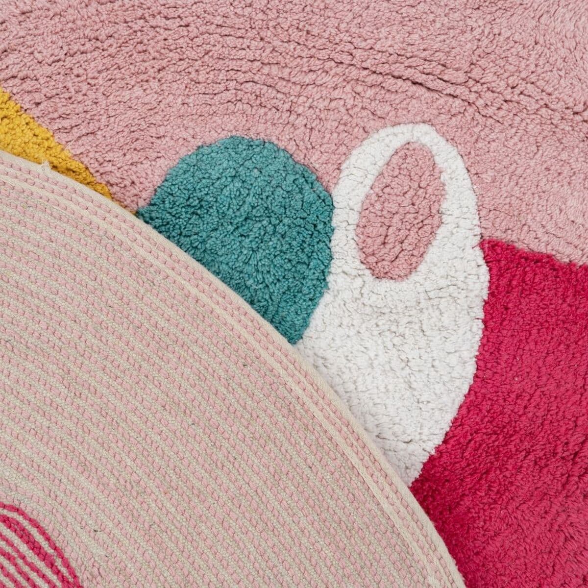 Playmat 100% cotton Unicorn 100 cm 100 x 100 x 1 cm