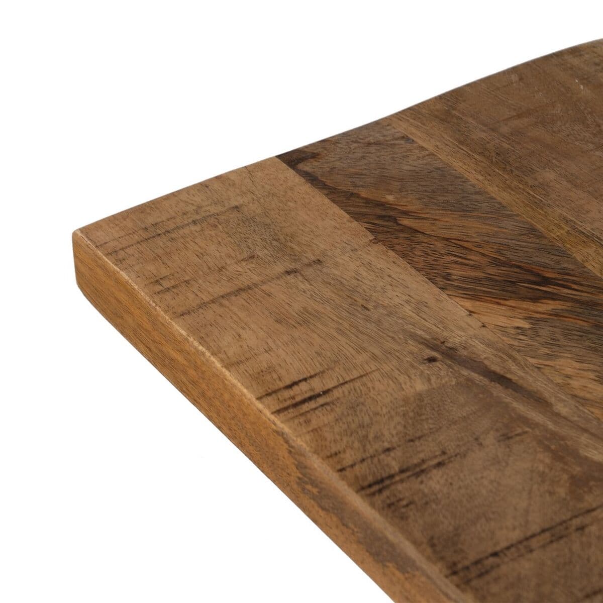 Table top Squared Beige Mango wood 60 x 60 x 3 cm
