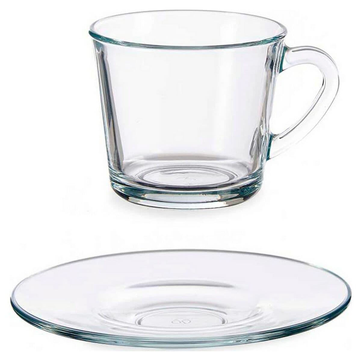 Coffee Set Pasabahce Basic Transparent Glass 190 ml