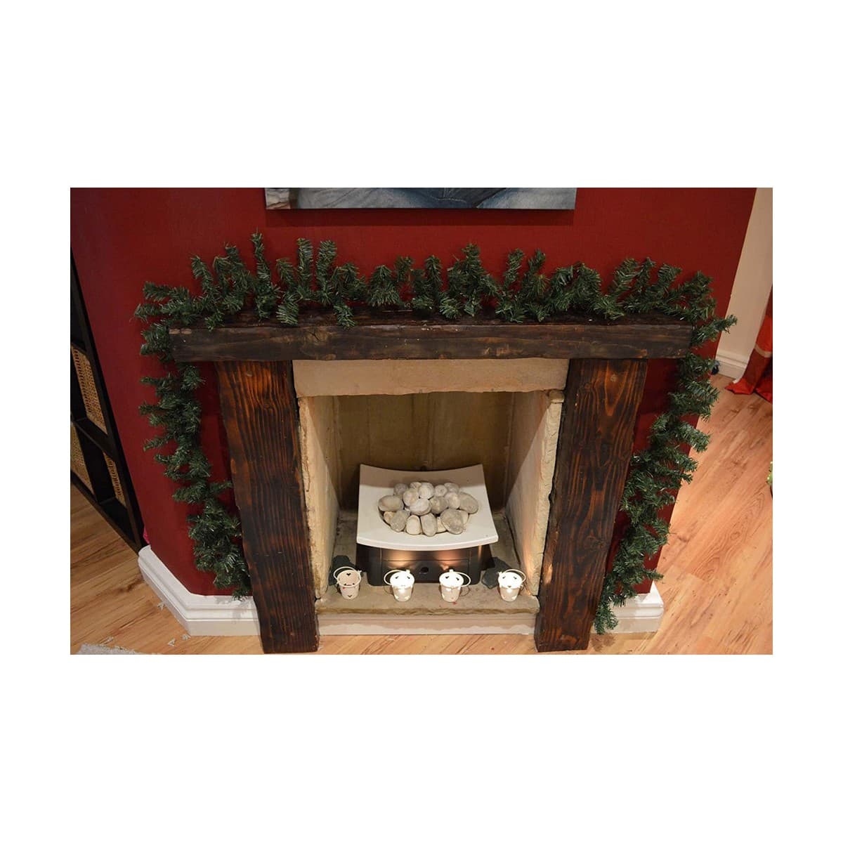 Christmas garland Everlands Green 270 x 20 cm Plastic