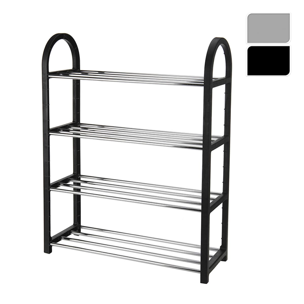 Shoe Rack 5five Simply Smart Metal Aluminium 50 x 65 x 19 cm 4 Shelves