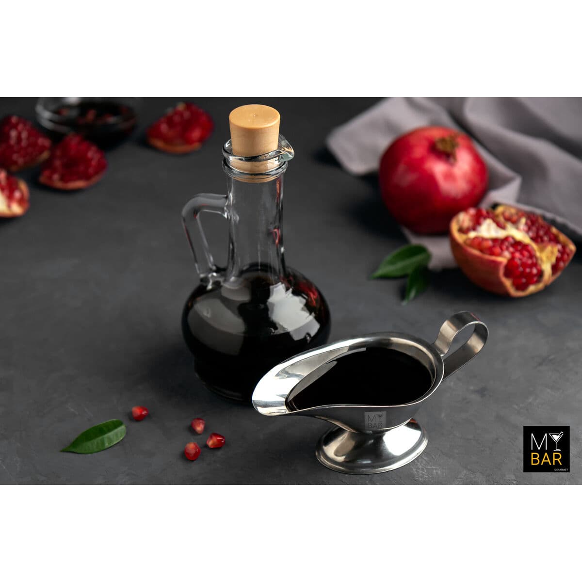 Sauce Boat My Bar Steel 150 ml Silver (12 Units)