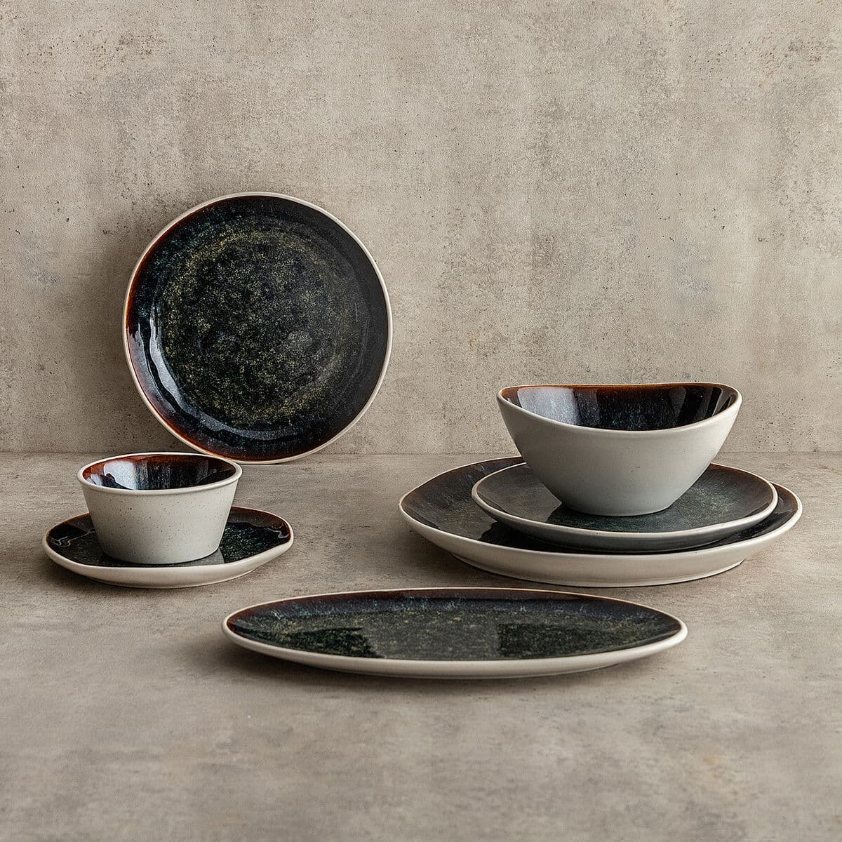 Plate Bidasoa Elite Brown Ceramic Ø 16 cm Bread (6 Units)